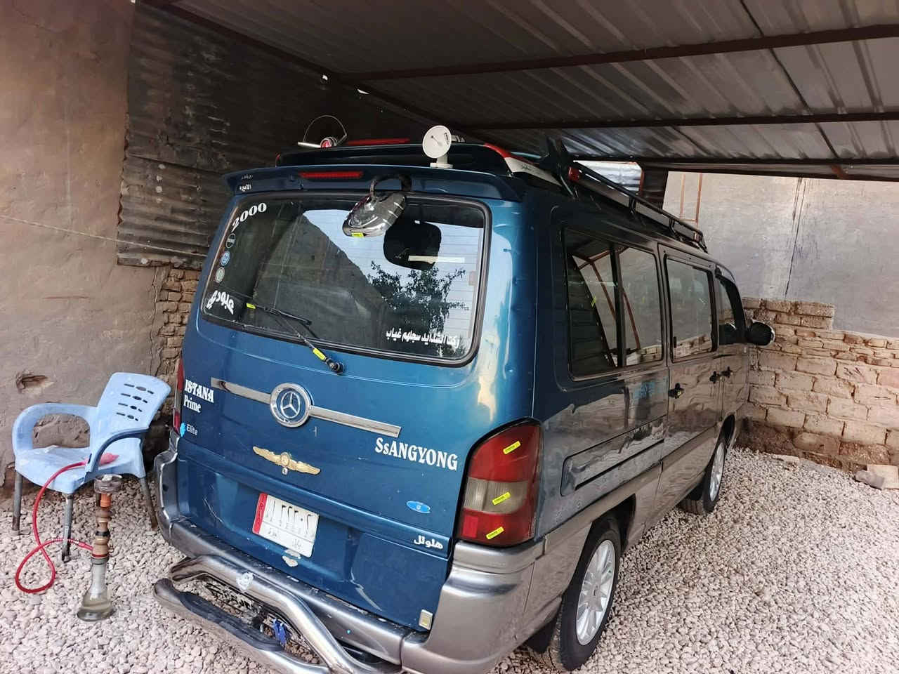 ستانه عشره كفاله عامه مكينه وكير وحداديه وتاير كله جديد  تبريد شغال داخل جديد مديل 2000سنويه جديدة ويل بنزين ***********
