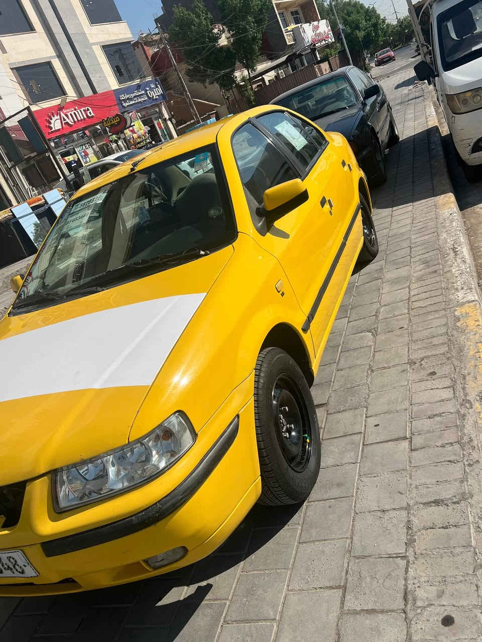 سمند ٢٠٠٩ ليموني مكفوله  بدون صبغ
مكينه كير تبريد مكفول 
كهربائيات شغاله 
حداديه جديده 
تايرات امامي جديد 
راديتر جديد ٣ سراوات انسى الحماوه 
سياره جاهزه بأسمي رقمهه بغداد سنويه جديده 
مكاني بغداد الشعب 
السعر ٤٠ وبيهه مجال  قليل 
***********
