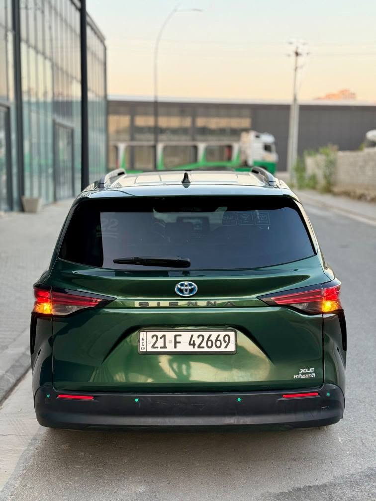 TOYOTA SIENNA XLE HYBRID 2022
-المحرك : 2500 cc هايبرد
-عداد المسافة 130 الف ميل
-االون اخضر
-تحديد مسار
-رادارات 360 درجة
-صقف ديفيدي
-كامرة خلفية
-تبريد 3 قطع مع تحكم خلفي مناخين
-3 انظمة قيادة
-سايد بريك بصمة
-حساسات خلفية
-فتحة سقف
-تشغيل بصمة
- 5 بصمات
-حساسات امامية
-كشنات جلد
-كشنات كهربائية
-حساس امطار
-حساس لايت (عالي ناصي)
-شاشة لمس كبيرة
-تدفئة كشنات
-انارة LED خلفي وامامي
-لايت عالي ناصي زينون
-خاصية طي المقاعد الخلفية لزيادة مساحة التحميل
-مقعد اضافي متحرك (يعني تصير 8 راكب)
-ابواب كهربائية شفط
-جنطة شفط كهربائية
-فتح وغلق الابواب بخاصية (الركلة)
-فتح وغلق الصندوف بخاصية (الركلة)
-نظام صوتي مميز مزود ب دمامات في الصندوق
-نظام التوقف الذاتي او مايعرف(مانع تصادم)
-وبقية مواصفات XLE المعروفة
-مكان السيارة سلیمانی  
للاستفسار الاتصال
رقم سلیمانی وبأسمي تحويل مباشر
☎️(***********)اسیا
☎️(***********)کورک السليمانية, العراق
