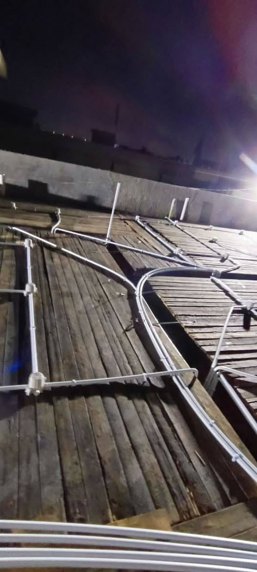 تأسيسات كهربائية عامة للمنازل والبنايات بوري +سيمنز عمل بوردات السيطرة الكهربائية ATS عمل منضومات الطاقة الشمسيه عمل منضومات كاميرات المراقبة عمل انارة البروفايل للديكورات بكادر مختص ومتميز بمجال الكهرباء 
وضمان العمل للاستفسار الاتصال بالرقم ***********
