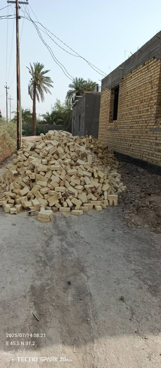 السلام عليكم طابوق  شرط قوه وركن واصل الرميثه 420$.       *********** 📞***********
