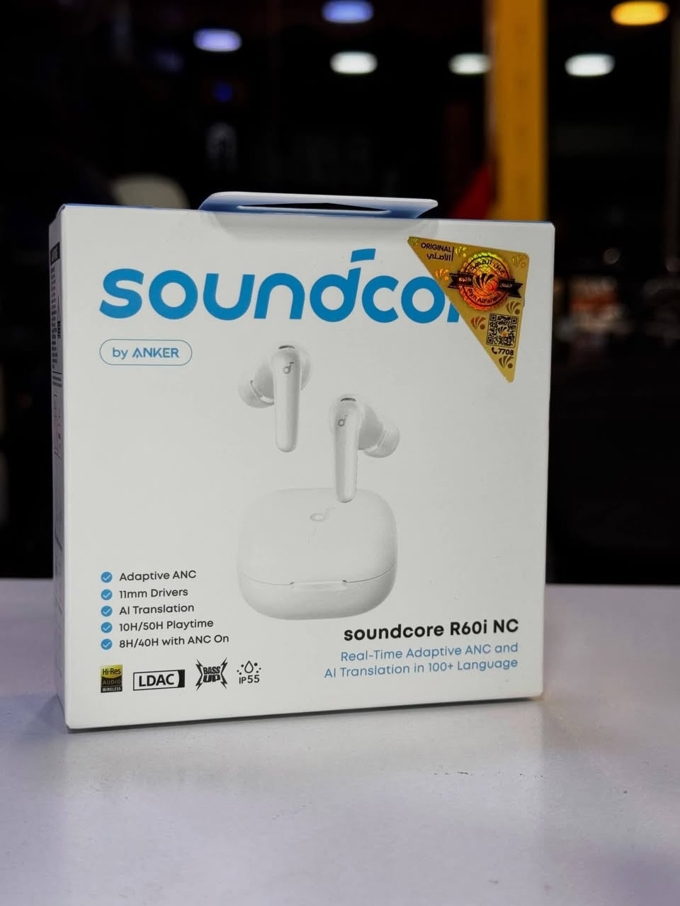 سماعة Soundcore R60i NC من Anker – تجربة صوت ذكية وقوية 🔥
استمتع بصوت نقي وعزل ضوضاء متطور مع سماعة Soundcore R60i NC المصممة لتمنحك راحة وجودة في كل استخدام، سواء للمكالمات أو الموسيقى أو السفر.

✨ المواصفات الرئيسية:
 • 🎧 عزل ضوضاء تكيفي (Adaptive ANC)
يقلل الضجيج المحيط تلقائيًا حسب البيئة لتجربة استماع هادئة.
 • 🔊 درايفرات 11 ملم
صوت قوي، باس عميق، وتفاصيل واضحة.
 • 🌍 ترجمة فورية بالذكاء الاصطناعي
تدعم أكثر من 100 لغة – مثالية للسفر والتواصل.
 • 🔋 عمر بطارية طويل
 • حتى 50 ساعة مع العلبة (بدون ANC)
 • 40 ساعة مع تفعيل ANC
 • 🎶 دعم Hi-Res Audio + LDAC
جودة صوت عالية لعشاق الموسيقى.
 • 💦 مقاومة للماء IP55
مناسبة للرياضة والاستخدام اليومي.
 • ⚡ BassUp
تعزيز ذكي للباس لمتعة أكبر.

🎯 لماذا تختارها؟
سماعة تجمع بين الصوت الاحترافي، العزل الذكي، والميزات الذكية بسعر مناسب من علامة موثوقة مثل Anker.

✅ خيار مثالي للموسيقى، المكالمات، السفر، والرياضة
🎁 تصميم أنيق + أداء يعتمد عليه

إ
👈👈 للطلب والاستفسار مراسلة الصفحة 👉👉
🌞🌞🌞 الشمس للألكترونيات والألعاب  🌞🌞🌞

PS5🔹️PS4🔹️PS3🔹️360🔹️XBOX🔹️PC🔹️
🎮 اجهزة العاب
🎧 اكسسوارات
📀 اقراص العاب
💸 بيع & شراء & مراوس
⚙️ صيانة جميع اجهزة الگيمنك والجويستك وال PC
💾 تنزيل الالعاب لكافة الاجهزة
ps3-ps4-xbox360-xbox series

🌞🌞🌞 تابع الصفحة لمعرفة أخر العروض 🌞🌞🌞

🕒 اوقات العمل يومياً من الساعة ال9 صباحا ولغاية الساعة 11 ليلاً

📲  واتساب - ***********  📞📞

     🚖🚖 يتوفر توصيل لجميع محافظات العراق 🚖

 عنوان المركز/ بابل الحمزه الغربي /قرب فلكة الساعه 
✔️ ✔️✔️ مجاور شاورما ابو العبد  ✔️✔️✔️👇👇 تابع الصفحة لمعرفة أخر العروض والتحديثات 👇👇
