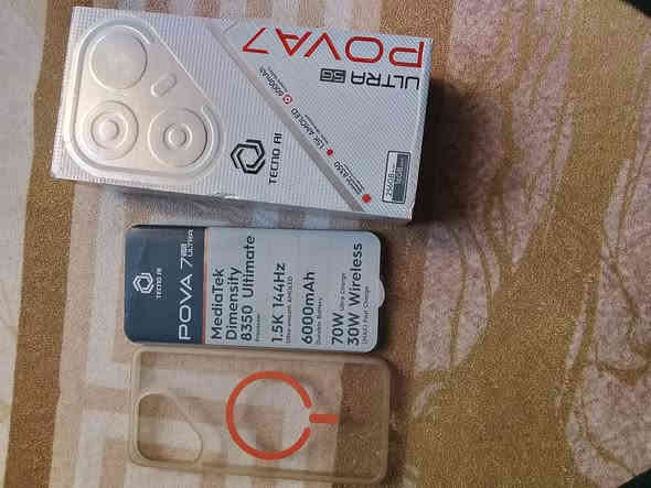 سلام عليكم
مبايل تكنو بوفا 7الترا 5G 
بطارية 6000 ملي أمبير 
شاحنتة 70 واط شحن لاسلكي 30 
شاشتة 144 هيرتز 
معالجة دايمون سيتي 8350 يشغل 120 ببجي وجميع لألعاب 
مقاوم اللماء والغبار بمعيار IP 64 سعرة 400 نقد 
مكاني بغداد مدينة الصدر *********** موجود فقط في الفيس وبل واتساب 👍
+ كفرة والزكة موجودة وياه
