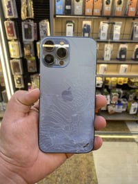 ايفون 13 برو ماكس. الجهاز بلادي. فقط. مكسور. ضهر بطاريه 89 ذاكره 256. ...