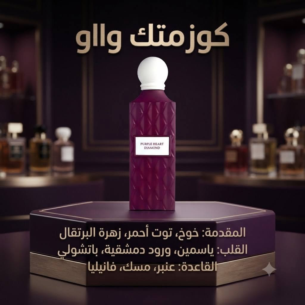✨ لأنكم تستحقون الأفضل، التميز يليق بعطرك ! ✨

كوزمتك وااو يوفر لكم اليوم تشكيلة من أرقى العطور العالمية (البراندات الأصلية) بأسعار مناسبة وبتقسيمات عملية وأنيقة تناسب ذوقكم الرفيع (5 مل و 10 مل) لتجربوا أجمل الروائح بكل سهولة. 💎

🔥 متوفر لدينا الآن:

هيرش لهب (Hirsch Lahab)

هيرش 2 (Hirsch 2)

إتاكس من عساف (Attars / Assaf)

سترونجر ويذ يو (Stronger With You)

بيربل هارت دايموند (Purple Heart Diamond)

بينك ساكورا دايموند (Pink Sakura Diamond)

كولكشن دايموند (Diamond Collection)

هاوس كوبرة (Hawas Copper)

هاوس بلاك (Hawas Black)

📍 العنوان: جنوب الموصل - سوق القيارة - فرع المنزلية.
📞 للحجز والاستفسار: مراسلة الصفحة مباشرة أو الاتصال على الرقم: ***********

🚚 خدمات التوصيل:

يتوفر توصيل لجميع محافظات العراق 🇮🇶

يوجد توصيل سريع داخل وخارج ناحية القيارة 🛵
