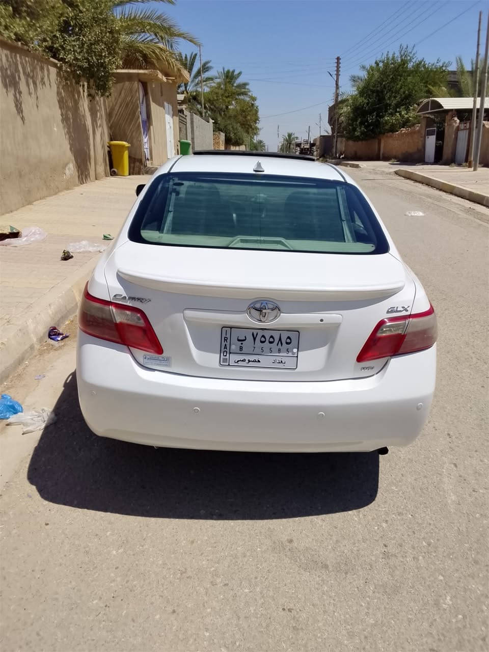 السلام عليكم
كامري ٩ خليجي مكفول من طول لطول عدا شخط ب باب الخلفي بسيط جدا
وسونار موجود رقم بغداد 
تحويل مباشر  بأسمي
سعرها ١٣٠ وبي مجال بسيط جدا جدا
الخاص مفتوح 
***********
