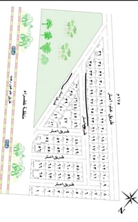 قطعة ارض للبيع في منطقة الدوره نهايه شارع ٦٠ مقابيل البانزين خانه   ال...