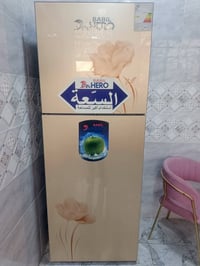 ثلاجه جديده فول نوعية هيرو أحسن نوعيه وحجم كبير جدا أخت الجديده الشراي...