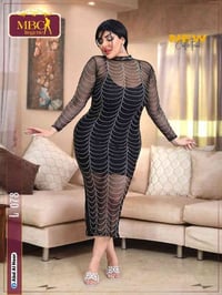 فستان كرستال • كناري • مقاسات متعددة