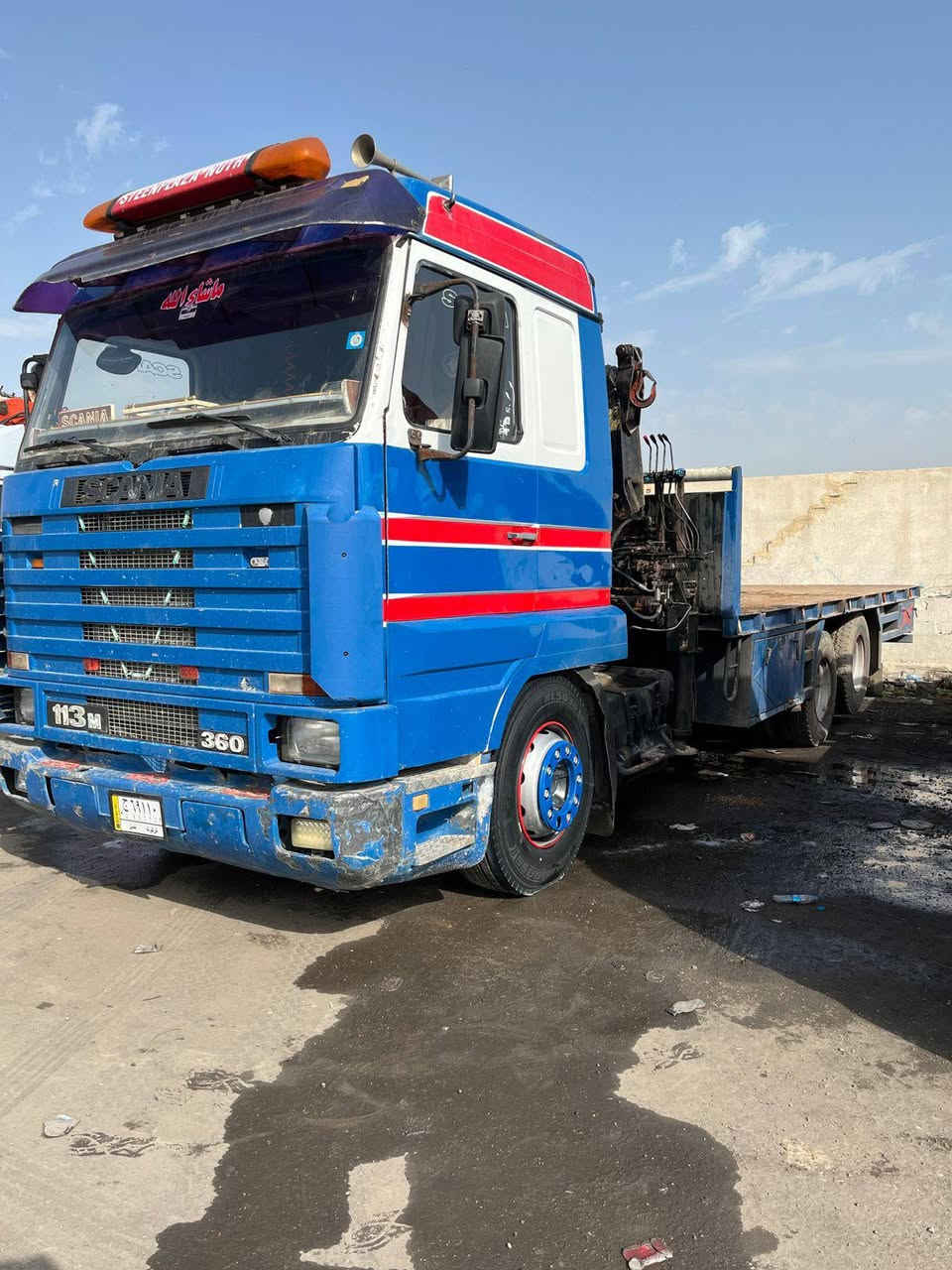 السلام عليكم للبيع سكانيا 113 كير 3×3 كرين 10 طن 3سلايتات التواصل 0781325914


**إذا كنت صاحب هذا الإعلان وتريد حذفه لأي سبب، رجاءا أرسل رسالة إلى الدعم الفني**