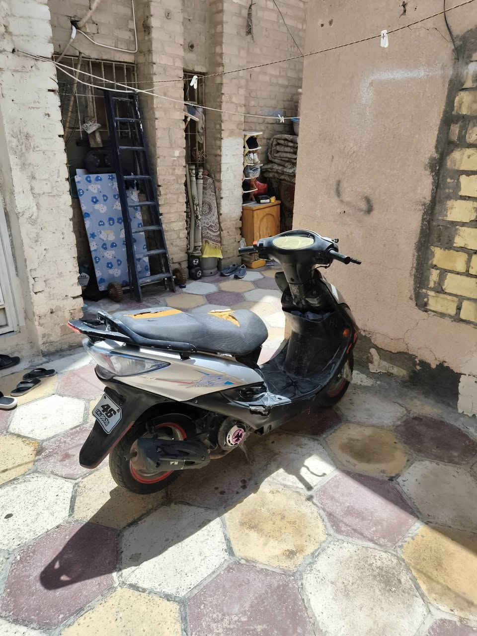 سـلام علـيكم ورحـمة الله وبركاته 
G4گامگو للبيع
دراجه طافيه طافيه طافيه
ابيع كوم حديد كوم حديد 
سابقاً نگره سلف هندر
حاليا هم سلف دير بس نار ماكو حت لباتري كعد كهربائيات كلهه شغاله اشاير لايت عالي وناصي بك لايت سكن احمر دبل اشاره كلوبات اكرستال.
گيج بانزين شغال رون شغال كله شغاال بس حاليا لكويل مايطلع نار 🔥 فقط ولباقي كله شغاال بس حاليا دراجه طافيه
سعر 200 وبيه مجال لشراي 
نـاصـرية مركز
*********** بي واتساب 
عزيزي فدوه لوجهك مو شراي لا تتصل ولا تعلق
