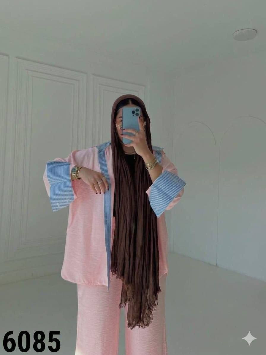 سوت قطعتين بنطلون وايد ليح شميز زراير  كم لياقه مقلمه  

الماتريال✨✨ كتان اسباني 🖐️😌

المقاس✨✨ون سايز تلبيس من60الي 85 ك مرتاح👌👌


**إذا كنت صاحب هذا الإعلان وتريد حذفه لأي سبب، رجاءا أرسل رسالة إلى الدعم الفني**