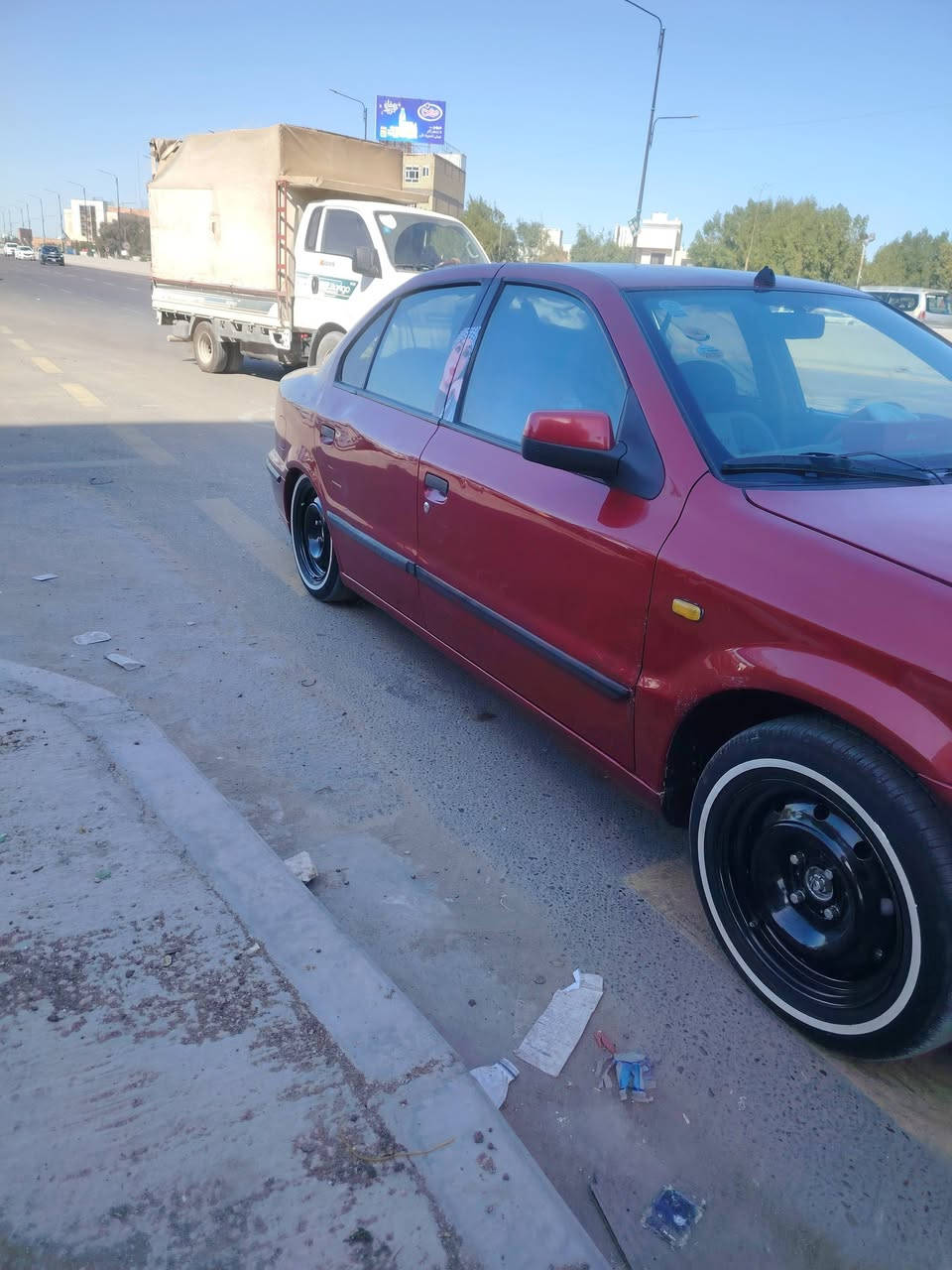 اسلام عليكم سمند للبيع مديل 12 سياره كفاله من الضربه بيها بنيد وقبق جنطه صبغ بدون فتح أثر جراد مكينه كير مكفولات تريد ثلج تدفئه جمر حداديه جديده درامات جديده سنويه ساقطه صالها سنه السعر 45 عليها غرامه 200 ينزلن من سعرها مكان نجف ***********
