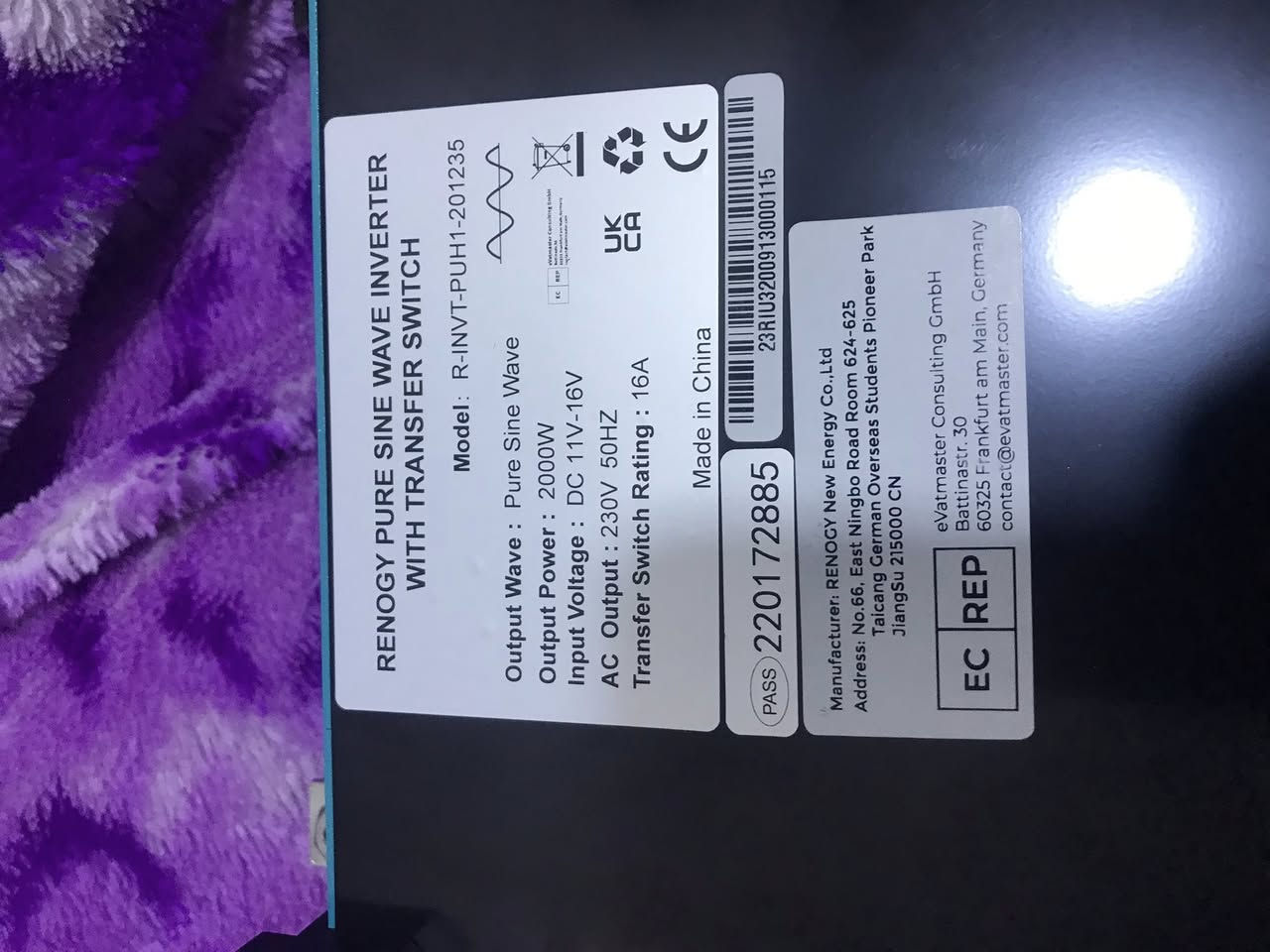 سلام عليكم عاكسة نظام 12 فولت جديدة بيه نظام Ubs يعني تحويل صفر من الوطنية بس هيه ما تشحن بطارية بس تولد كهرباء استراد اوروبا الطول 60 سانتيم تقريبًا و العرض40 سانتيم حجمه جبير كلش طب على يوتيوب شوف الناس هواي مشترين منه ضخمة كلش سعره 230 قفل يوجد توصيل كل العراق


**إذا كنت صاحب هذا الإعلان وتريد حذفه لأي سبب، رجاءا أرسل رسالة إلى الدعم الفني**