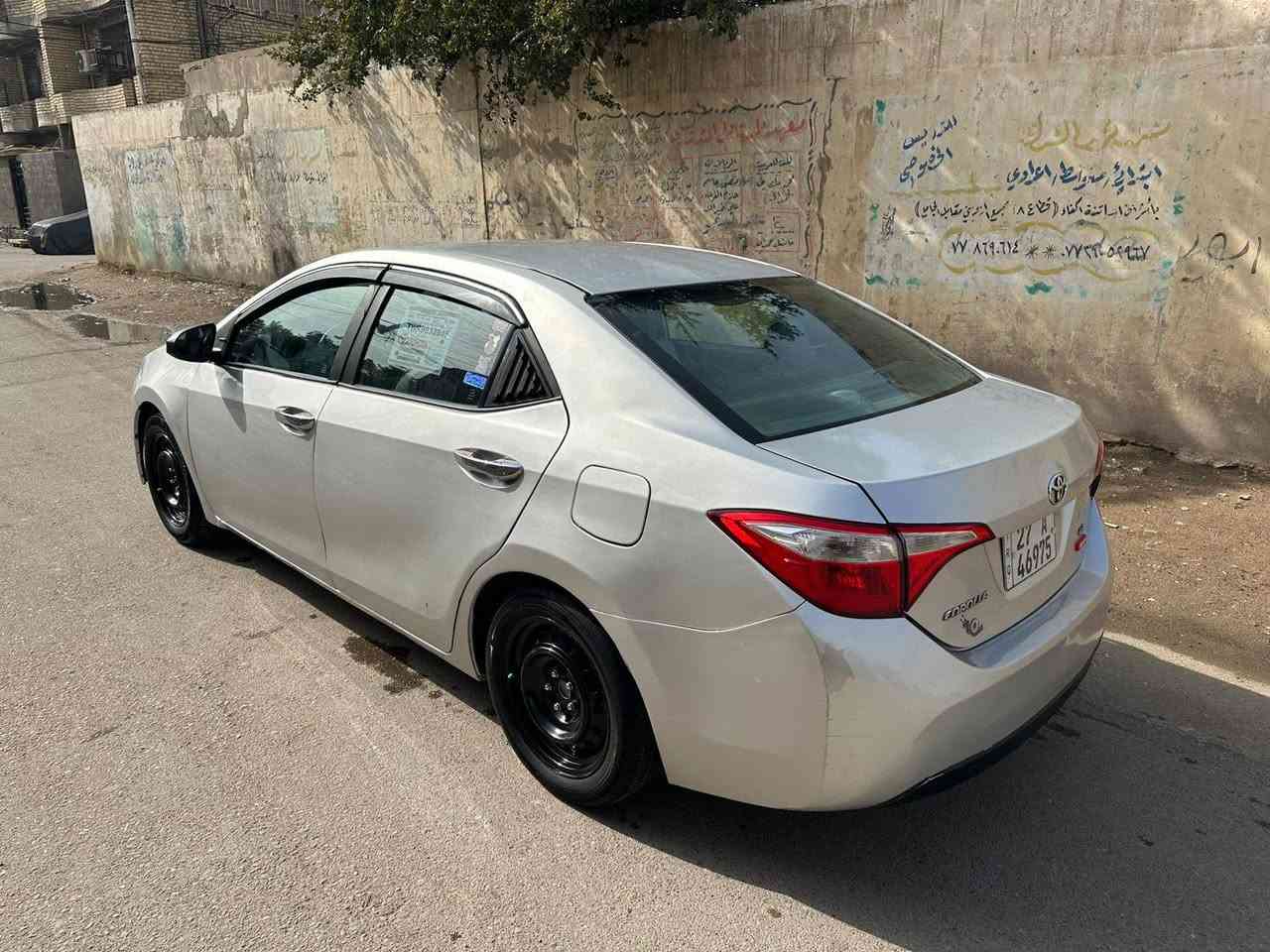 السلام عليكم كورلا 15 محرك تبريد بيها ضربة تكمه وحده الأمامية جهة السايق وكعت عليها حديده السيارة مصبوغة على نظافة عنوان مدينة الصدر السعر 90$ الرقم ***********
