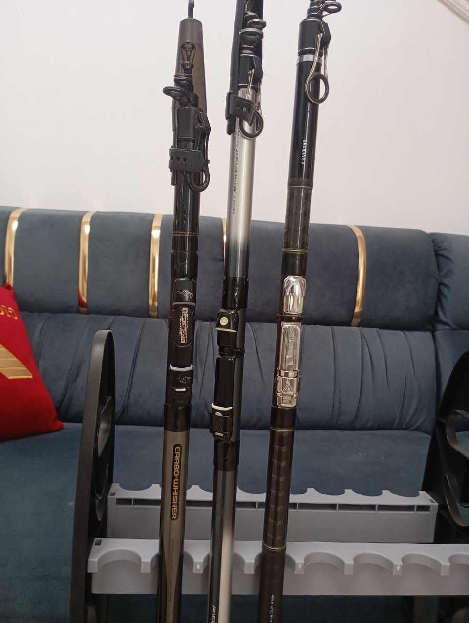 قصبات ماركات معروفه 👍
1-دايوه كاربو وشكر مجدوله قطعه تحفه 450/25
2-دايوه فيتنام حديث حساس خشن 390/30T تلسكوبي
3-نيسن حديث 450 ياباني 
كل قصبه وسعره ونشالله مناسبات 
واتساب ***********
بالعافيه عله الي يصيرن من نصيبه  قطع تحف
