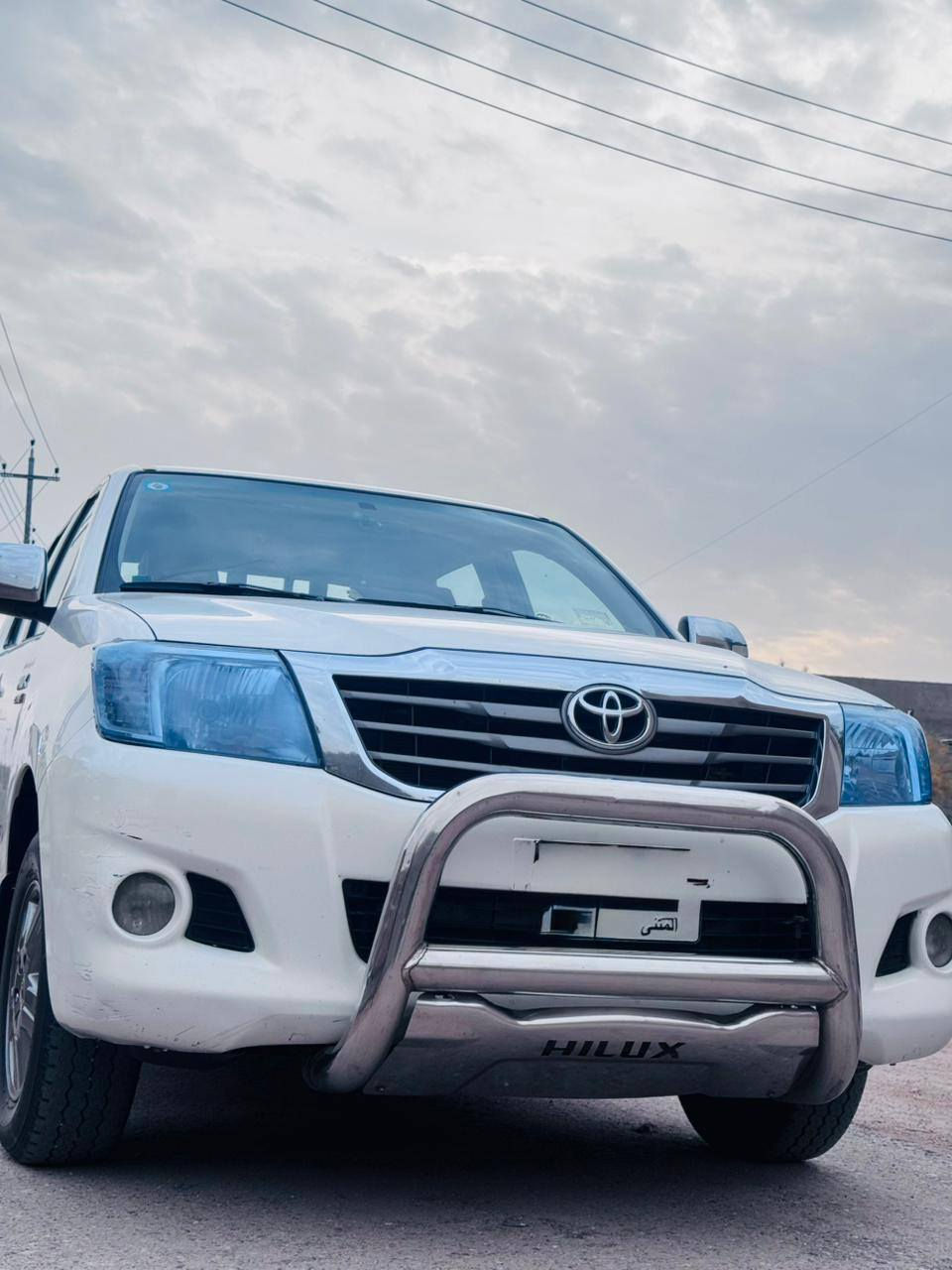 السلام عليكم
تويوتا هايلوكس 2013 اوتماتيك رقم مميز  مثنى أ بأسمي سنويه لل29 البصره گرمه علي مكفوله كفاله عامه بيها ملاحضات بسيطه السعر خاص
رقم الهاتف
***********
