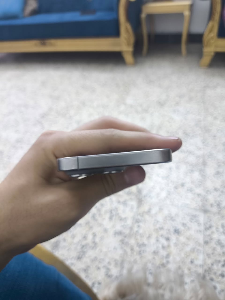 ايفون ١٥ برو فقط ذاكرة ١٢٨ دبل شريحه بطاريه ٨٥٪؜ جهاز نضيف بس بي شخوط بسيطه بالشاشه لا مفتوح ولا مصلح جهاز نضيف سعره مناسب ٧٥٠ مكاني بغداد تفحص وتوكل *********** مكاني بغداد كفائات السيديه
