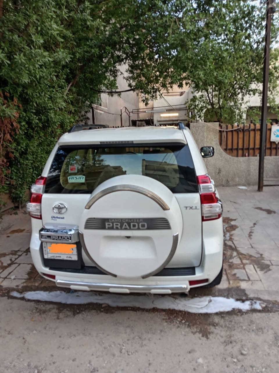 السلام عليكم
برادو ٢٠١٤ خلجية ساز فئة TXL
ستة سلندر مكينة ٤٠٠٠
فول مواصفات بصمة فتحة كشنات جلد كهربائية
سيارة مشتريه مكفولة  من ٢٠١٧ بيه مكانات بارد جهة السايق وبيه سونار المندلاوي اليوم سويتة
مكينة بلادية
كير مبدل فلاتر وتورباين
سنوية صاقطة
ماشية ١٩٣ الف
مكانه كرادة
السعر 280 ورقة وبي مجال بسيط 
للاستفسار الاتصال ***********
