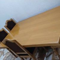 ميز طعام • ٦كراسي • نجارة