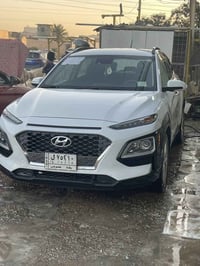رقم بغداد 🇺🇸 وارد أمريكي. هونداي كونا لون ابيض  حادث جدا جدا خفيف موضح...