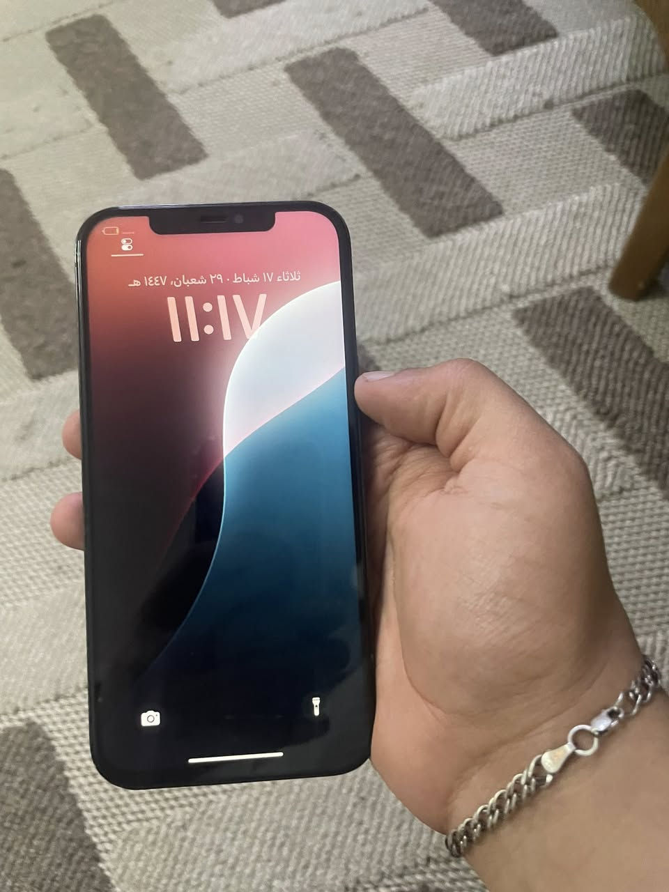 للبيع آيفون 12 برو ماكس  مبدل فقط شاشه نوعيه مو كلش زينه وسط سعره 300 ألف وبي مجال العنوان بغداد الرقم ***********
