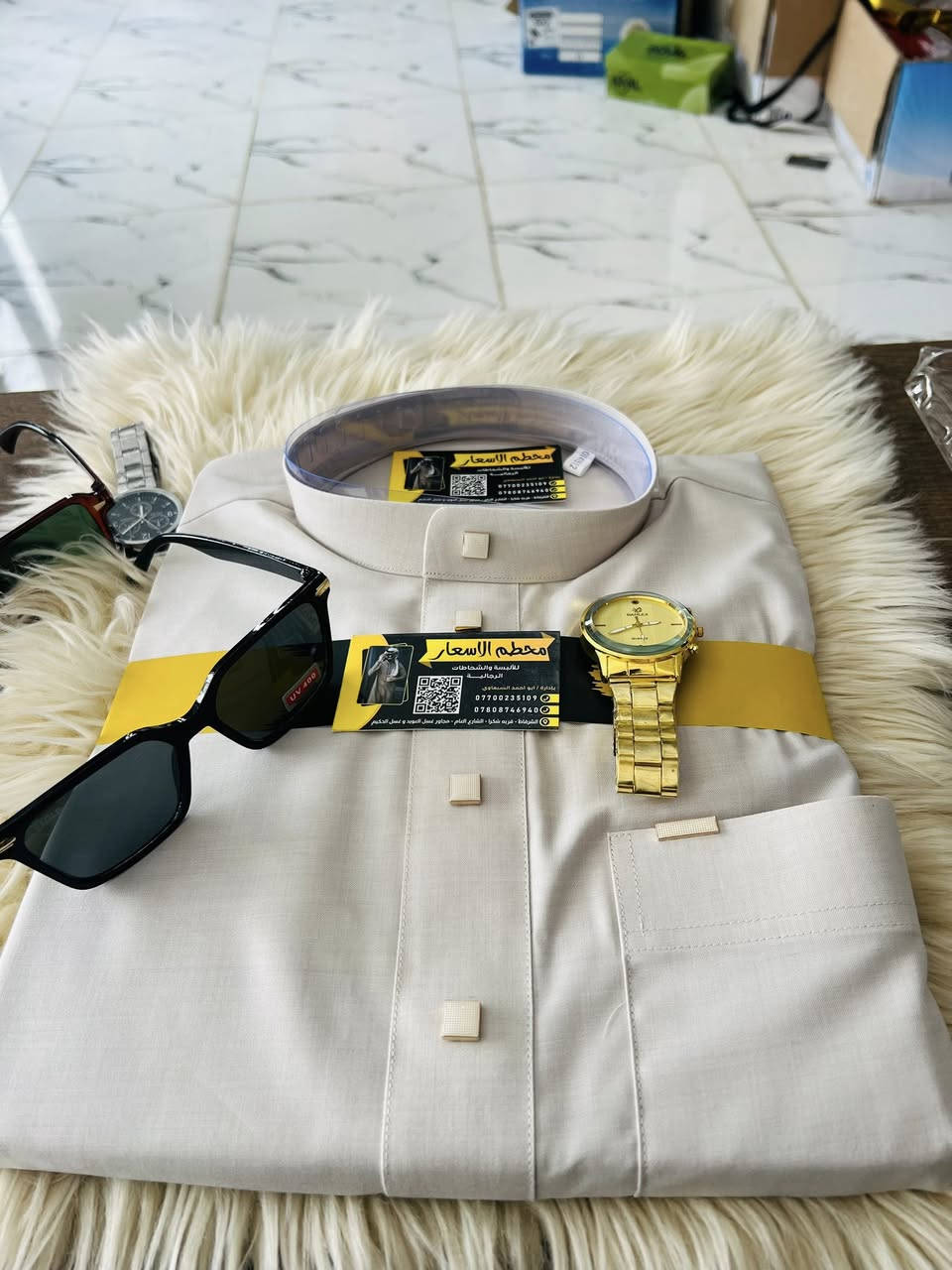 عرض خاص 

بمناسبه عيد الفطر  🌙 

كل 3 دشاديش ب 40 الف 

كل 3 دشاديش مع 3 نظارت ب 45 الف 

كل  3 دشاديش مع 3 ساعات ب 45 الف 

كل 3 دشاديش مع 3 نظارت مع 3 ساعات ب 50 الف 

يعني تجهيز كامل وتطلع 

لحك شغل سيارتك و تعال 

تلحك لو ماتلحك 

آخر العروض يم محطم الاسعار 

العنوان شرقاط قريه شكرا الشارع العام


**إذا كنت صاحب هذا الإعلان وتريد حذفه لأي سبب، رجاءا أرسل رسالة إلى الدعم الفني**