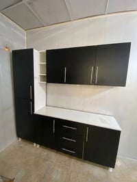 كاونتر MDF • ٢ متر • سنك مرمر ١٢٠سم