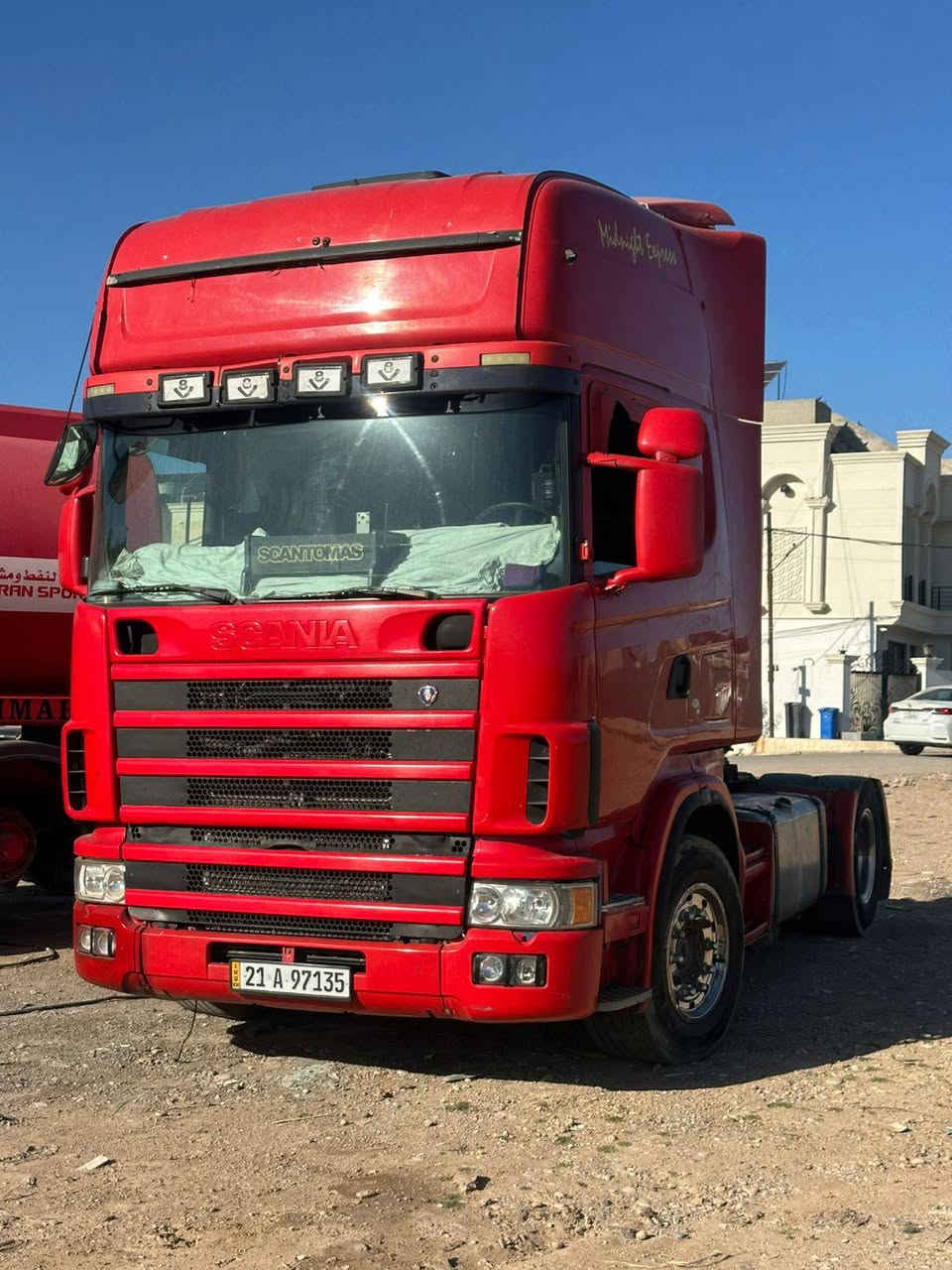 للبيع اسكانيا بس راس
موديل 2003
مربوطه تنكر
سنوي جديد
سعر 135
عنوان اربيل 
***********===واتساب
