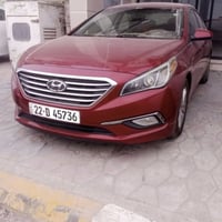 سوناتا موديل ٢٠١٥وارد امريكي جاملغ خلفي صبغ وشوية من جاملغ الأمامي  رق...