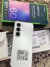 انفنكس هوت  60i  الذاكرة  256  الرام  8   الجهاز مستخدم أسبوع  السعر 1...