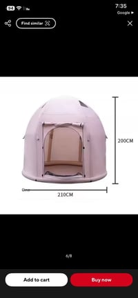 للبيع خيمة نفخ جديدة الحالة: جديدة وغير مستخدمة كلشي واضح بالصور 💰 الس...