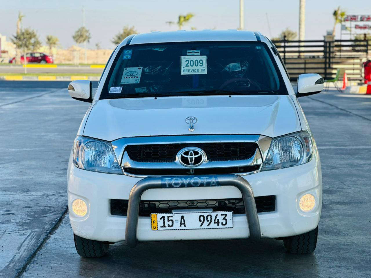 السلام عليكم للبيع بيكم هايلوكس
موديل 2009  سعودي باب اول

رقم انبار الدولي تحويل مباشر باسمي

مكفوله كفاله  من صبغ وبارد عامه. 

شاصي 19

محرك كير كفاله. صدر حداديه
سياره جاهزه من كلشي تبريد 

تخم تاير جديد. مواصفات سعودي معروفه

السعر:168 وبيه مجال
المكان:الانبار الفلوجه حي العسكري
رقم الهاتف:***********
