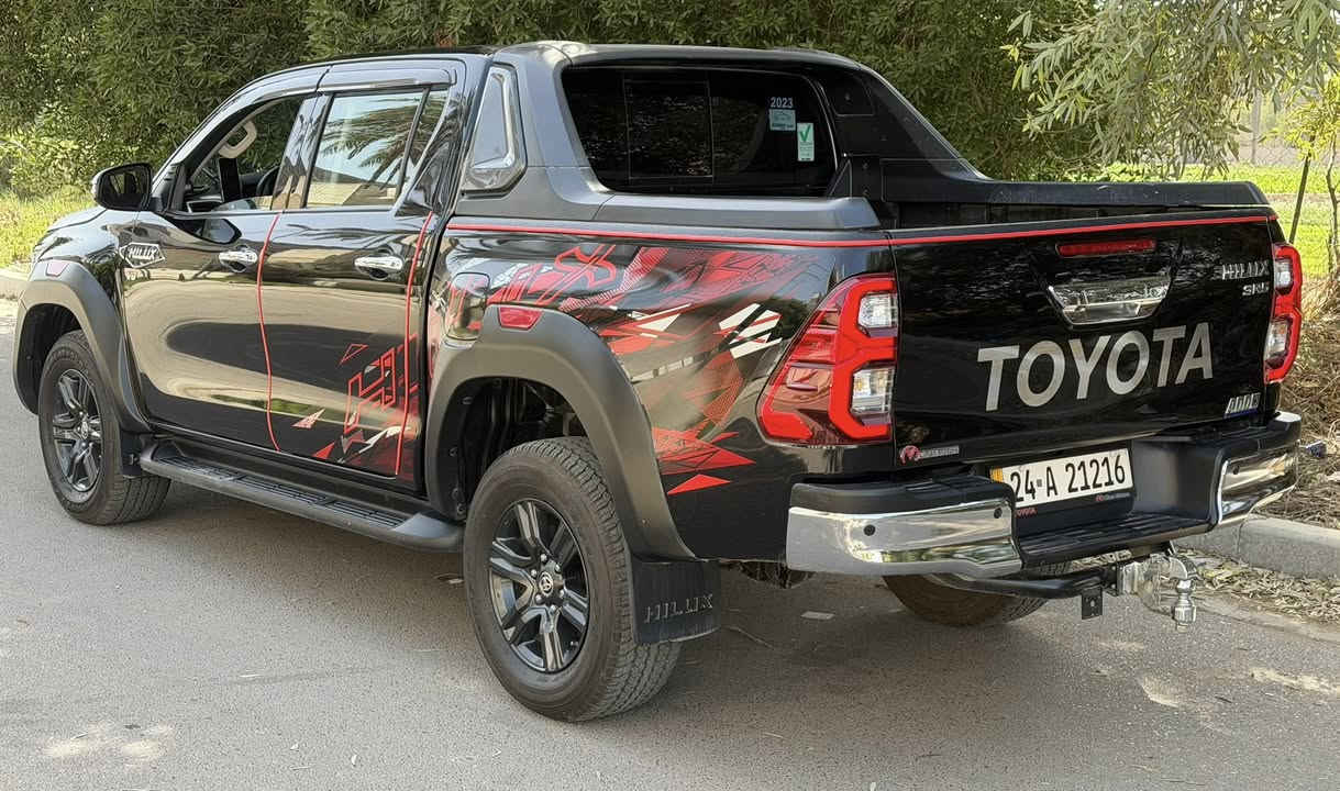 للبيع هايلوكس SR5 وكالة جيهان
الموديل:- 2023
العداد:- 85.000km

بصمة
مقاعد لون احمر + تدفئة + تبريد
فور ويل
كير أوتو
مري شفط

السعر:- 34.500$
موقع السيارة بغداد الاعظمية
التواصل:- ***********
