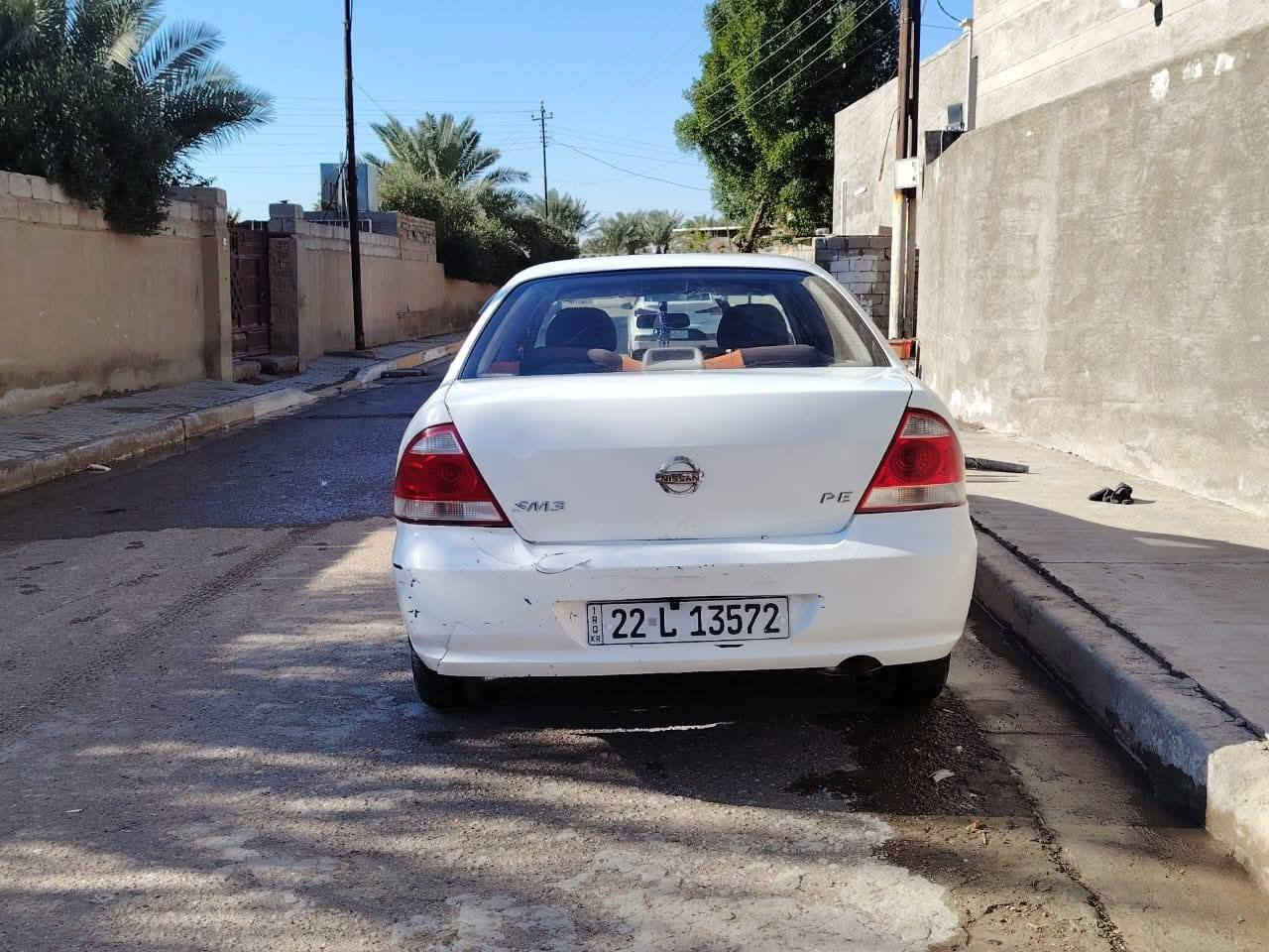 نيسان سني 2009
تبريد ✅

تدفئه ✅

تايرات✅

درايم شفتات جديده ✅

صدر جديد✅

رقم اربيل هزة وسنوية ورقم كلة جديد السيارة جاهزة وخير من الله كومة مصروف عليه السيارة 4 جام كهرباء وشاشة كبيرة وكامرة خلفية كير اوتماتيك حساسات خلفية وباقي الموصفات المعروفة السيارة تخم تایر صدر كلة جديد السياره ماناقصهه شي بيه ضربة بالجنطة بدايت الحوض مال سبير ومعدلة 
السعر 88 ومبيه مجال لطيبين 

*********** الاتصال
