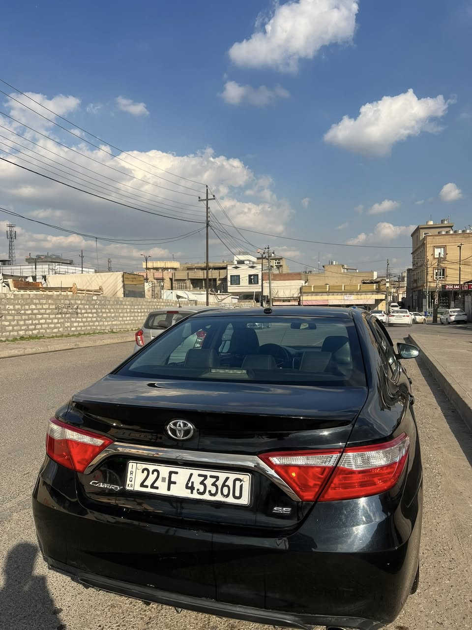 Camry 2016 black SE
کامری ٢٠١٦  SE
دوو پارچە بۆیاخ بێ ناو بێ ئەیرباگ
سەقف سلاید 
سەیارەیەکی هەتا بڵێی پاکو بێ کێشە
گێڕو مەکینە بە شەرت 
پشتو پێش کەپس 
سوکان شەفت 
٤ تایەی نوێی لۆکی لەسەرە
سەنەوی نوێ 
١٥٢ وەرەقەو مەجالەکی کەمی برایانە 

0750 854 5589
