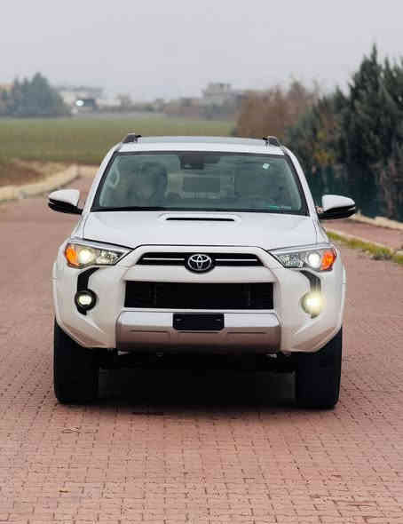 ماشاءالله  
TOYOTA  4RUNNER TRD Off Road Model2024✍️ 
تويوتا 4 رنر  
~ وارد أمريكا  
~ موديل 2024
~ محرك 6 سلندر  / V6 
~ مواصفات  TRD Off Road Prenium
~فول مواصفات 1/1
~فتحة ( سيلايت)
~بصمة 
~ دبل أكسله ( 4*4)
~ شاشة كبير  
~   كاميرة خلفية
~ كشن  جلدة كهربائية 
~سكان هيترة 
~ داخل اسود 
~ رادار امامي و جانبية 
~تحديد سرعة 
~نظام ECO
~ حجم تايرات١٧ ويل بيلادي 
~ (  5 ) خمسة راكب 
~ماشي  16  الف ميل
~ جملغ و باب و حافه بوند 
~ ايرباك سترن وبردة مرجعت ببلادي اصلية 
~سيارة رقم كاتي لازم ترقيم شيمالية 
~ رقم شانسي موجود في المنشور 
~صورة حادث موجودة في المنشور 
~ سعر( 298 )💰ورقة دولار بيها مجال 🤏
~ مكان عقرة معرض كوره ك 
رقم تلفون و واتساب ☎️
***********
