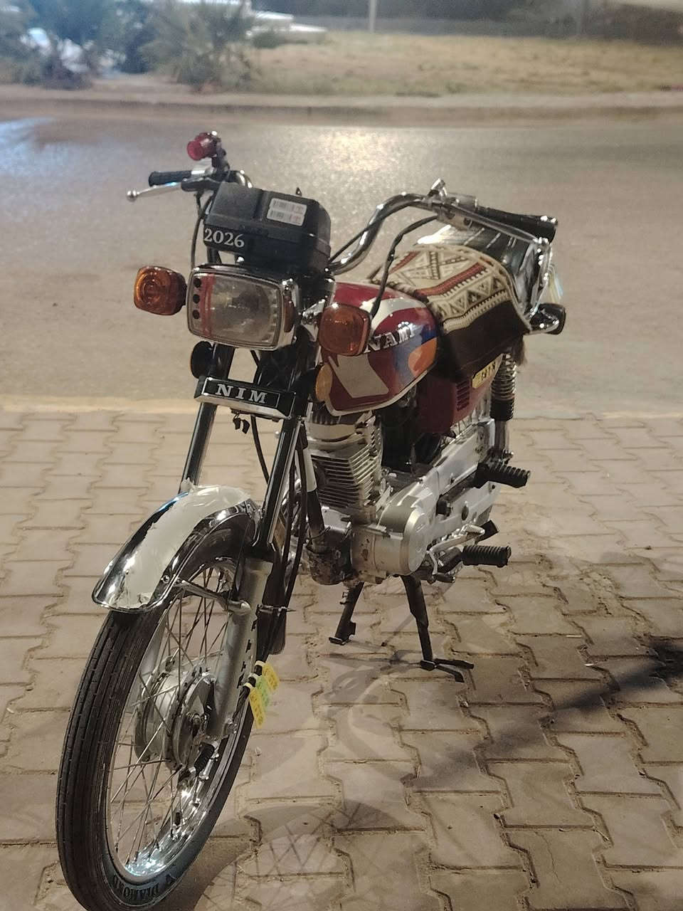 سلام عليكم شباب دراجه نامه
مديل 26اوراق سكنر.  برغي ماملعوب بيهه مكفوله كفاله عامه من كلشي بيهه ورقة وكيل. 
العنوان بابل قضاء الكفل  باقي التفاصيل الاتصال على الارقم ***********
