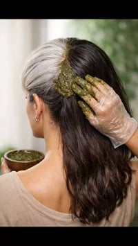 حنة نباتية • تغطية الشيب • زيوت طبيعية للشعر