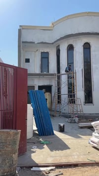 عملي انواع واجهيات جبس بورد طلس عام وحداديه اصباغ ولديكورات 0780674534...