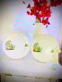 زوج صحون • انكليزي مختوم • ١٦ يم