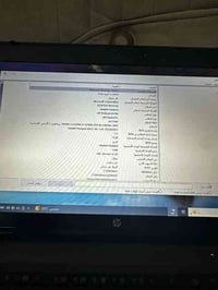 لابتوب hpالمواصفات كدامكم مكاني شارع فلسطين  07722501801