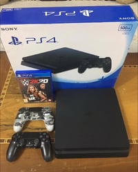 بلي فور سلم للبيع مهكر ويا 5 العاب كامل ملحقات جديد جويستكات 2 نظيف سع...