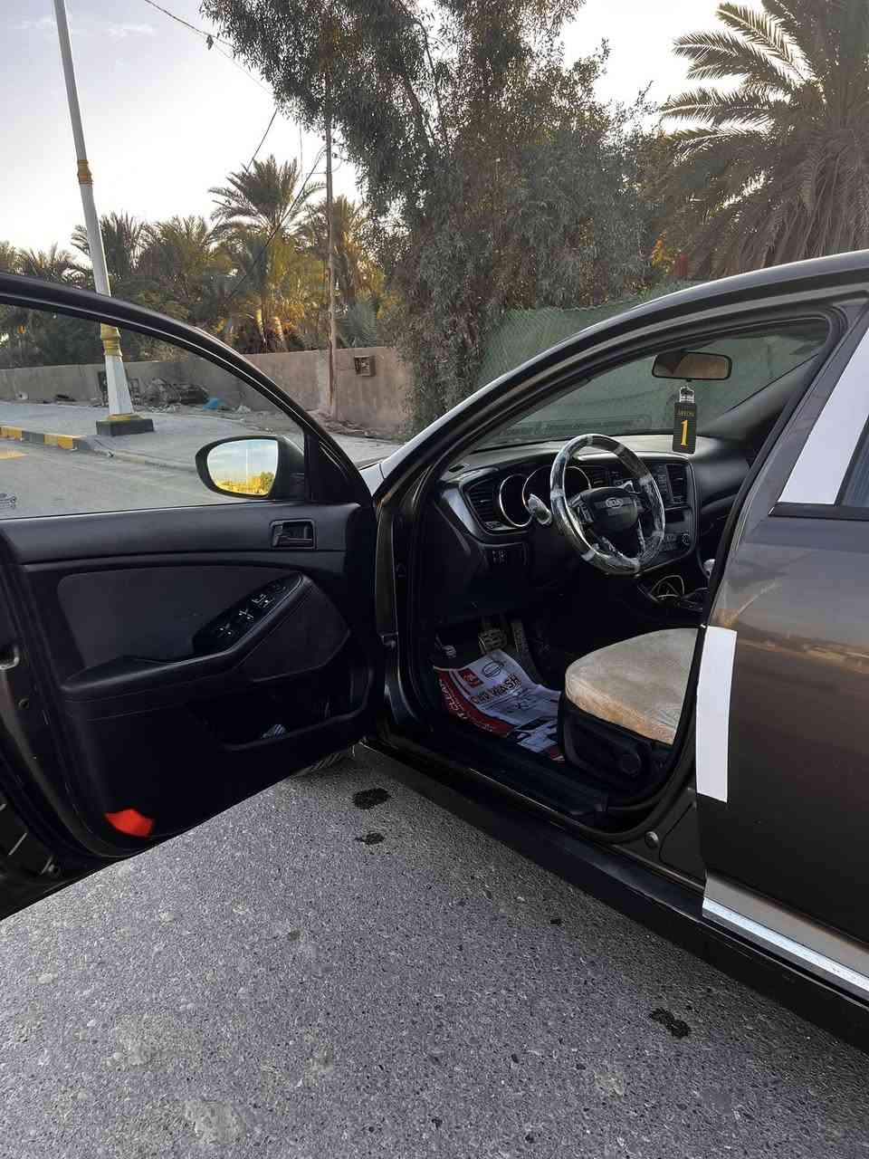 السلام عليكم.. 
كيه اوبتيما خليجي 2012رقم انگليزي مثنى مكينه 2400 دوش ستوها داخله هزه مكينه گير كفاله نص فول بيها قطعه وحده صبغ فقط الجوملغ الايمن تخم تاير تبريد تدفئه سياره جاهزه متخسر عليها فلس #السعر 123 وبيها مجال الشراي يدلل *********** للاستفسار…
