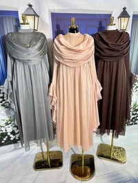 فستان طول كامل • اوركزا ايطالي • مقاس ٣٨-٤٨