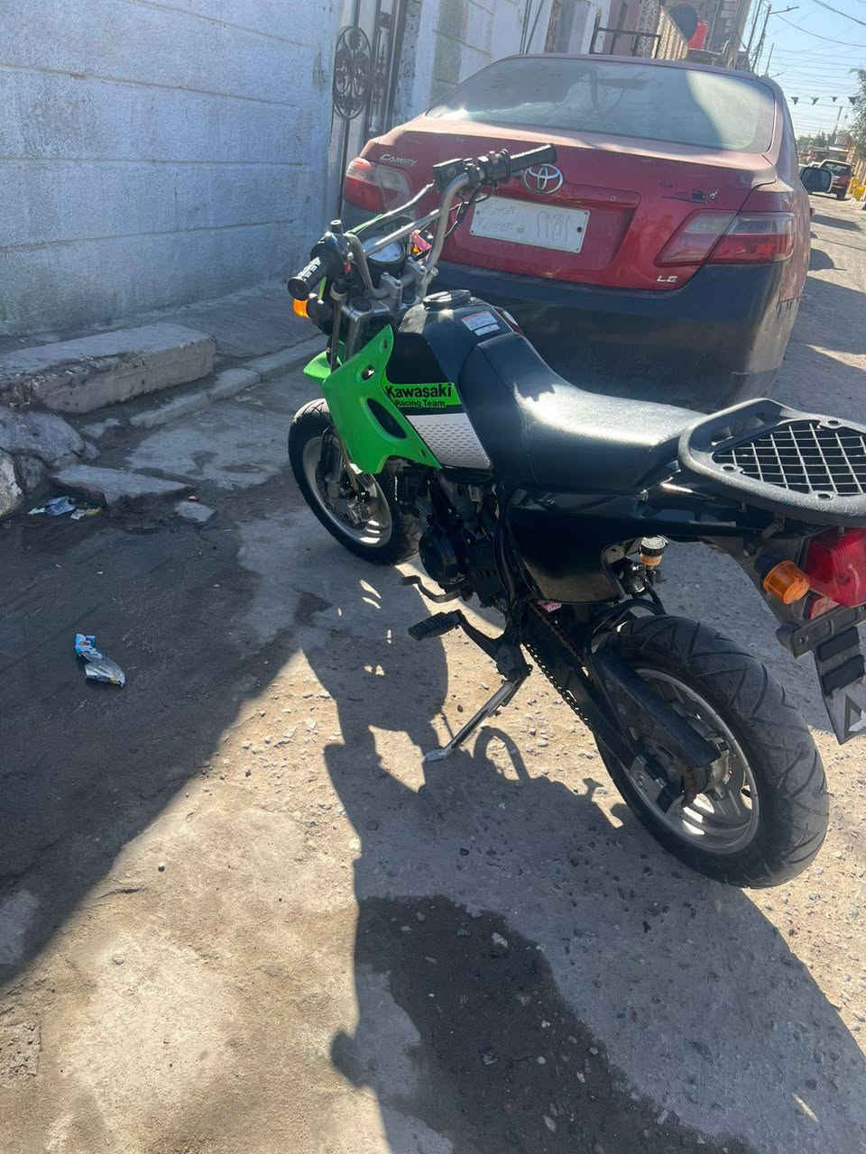 السلام عليكم دراجه كاوسكي ربع مكينه 110سي مكان البصره المعقل***********

