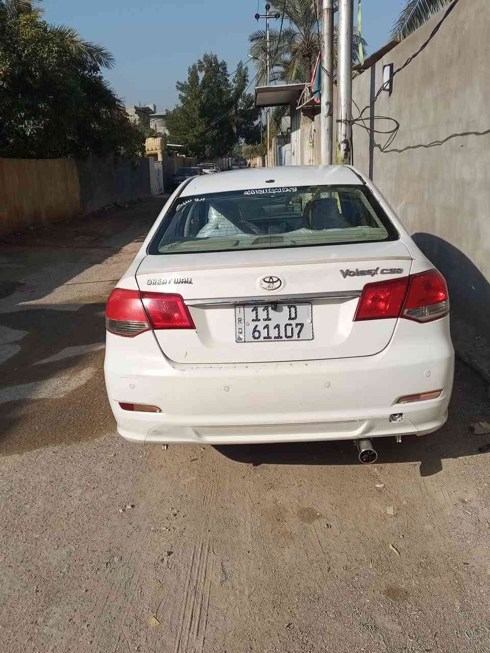 لام عليكم للبيع سياره كريت وول فولكس موديل 2011 مكينه وكير كورله جاهزه من تخم تاير صدر دوشمه. مابيه كل نقص بيه مكان صبغ بدون ضربه سعر 38بيه مجال بسيط رقم بغداد جديد كبل تحويل مكان ديالى جديده الشط قرب مطعم سامان ***********
