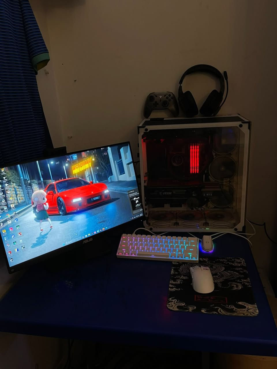 تجميعه كامله للبيع
Msi rtx 3070 3 fan
Msi b550 gaming plus
Amd ryzen 7 3700x
Aerocool 240m pulse
DDr4 hyperx 3200 rgp 32g
Nvme M.2 lexar Itb 3500mb/s
M.2 256 3500mb/s
Hdd pc disk 1tb 7200 3500mb/s
Power supply 750
Case alexander c701
asus 144hz 1920x1080 الشاشه
ماوس اتاك شارك x11
Ups2kvاونلاين 
سماعه كابتن100
يده g5pro
موجود واتساب او اتصال***********
