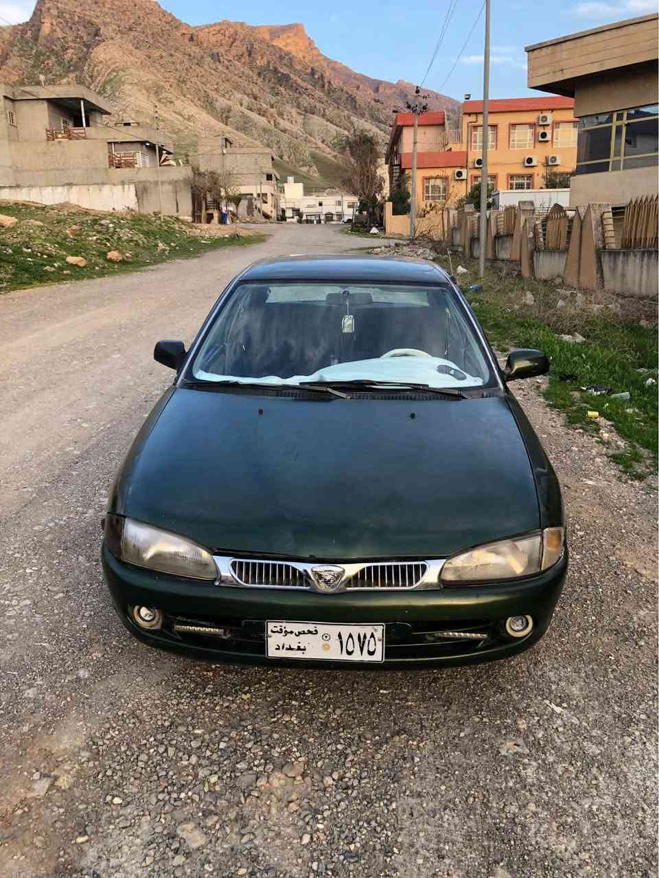 به ناوى خواى گه وره     پرؤتؤن 2002 
ته بريد سادوو گه رم 
دووجام كاره باى
گيرو مه كينه ى بئ عه يبه زؤر به هه لمه ته 
به نزين زؤرزؤر كه م ئه خوات  
تندوو تؤله بئ مه سره فه 
4تايه ى تازه م له ژيره 
سه ياره كه علوجه به شه رتى مووسوو براوه و مالى 
كه س نه بيت   ده عمى پيوه نييه  خايسى نيه 
سعرى  16 گه لاو معامه له يه كى برايان 
شوين دوكان 
***********
*********** دخان, السليمانية
