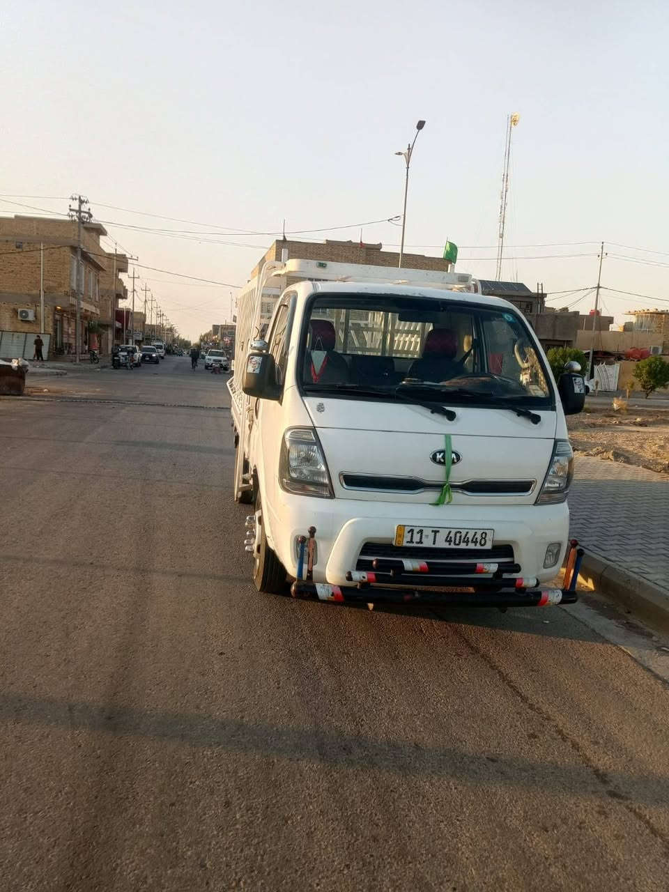 السلام عليكم كيا حمل حمل فحل للبيع موديل 2020 كفاله عامه محرك گير اكسل تخم تاير جديد الرقم الجديد بغداد بسمي تحويل ثاني  يوم للاستفسار التواصل ***********
